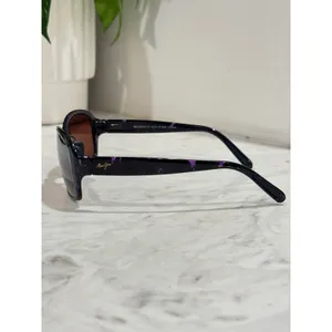 Maui Jim Koki Beach Sunglasses Women 56mm Purple Tortoise MJ433-28T Polarized thumbnail 2