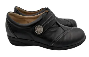 Finn Comfort Galway Black Leather Mary Jane Comfort Shoes Women Size 8.5 UK‎ 6 thumbnail 1