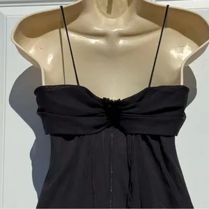Betsy & Adam by Jas Lene Black Maxi dress Evening Gown Size 6 Petite thumbnail 10