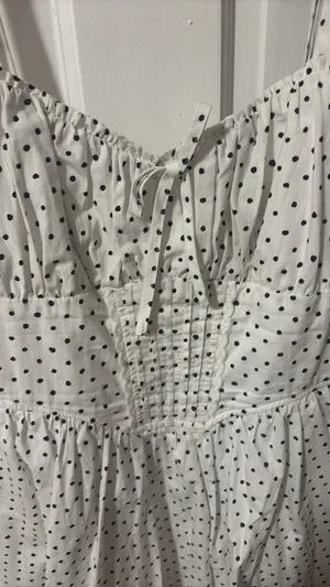 Altar'd State Polka Dot Dress White thumbnail 8