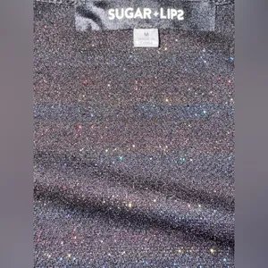 Sugar Lips Sparkle Wrap Special Occasion Dress‎ Women’s Size Medium Multicolored thumbnail 9