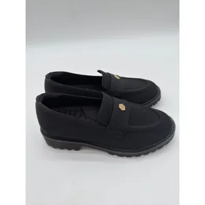 Vivaia Francesca Platform Chunky Heel Penny Minimalist Preppy Black Loafer 6 thumbnail 2