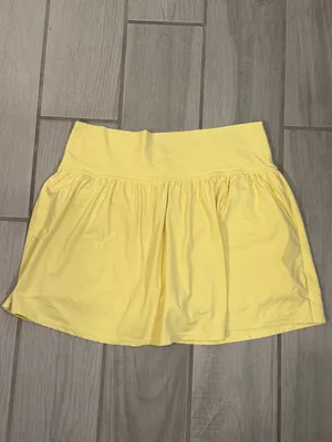JoyLab Yellow V-Waist Circle gold/tennis Skirt thumbnail 4