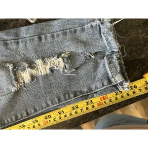 Kancan Women’s Size 15 / 31 Med Wash Distressed Estilo Jeans High Rise Tapered thumbnail 5