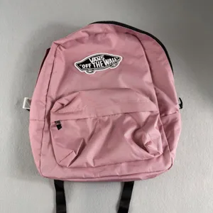 Vans Realm Backpack Pink Off The Wall Logo School Bag Laptop Sleeve Canvas thumbnail 6