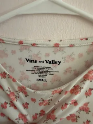 Floral cropped tee White thumbnail 3