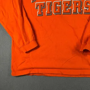 Vtg Auburn Tigers Jansport Medium Orange Long‎ Sleeve Tee Front Back Graphic thumbnail 6