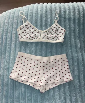 brandy melville roses lounge set thumbnail 1