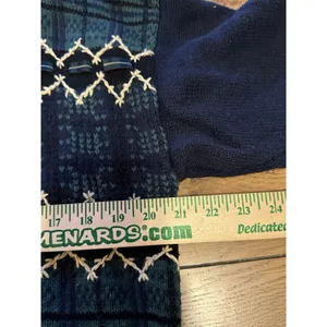 Christopher & Banks Hand Embroidered Cardigan‎ Sweater Holiday Vintage Festive M thumbnail 7