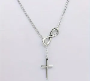 & Other Stories Women’s Stainless Steel Cross Necklace 18 inches thumbnail 2