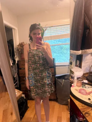 Natural life adjustable floral dress thumbnail 2