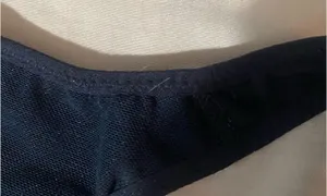 Nike Dri-Fit Sports Bra Black White Logo thumbnail 4