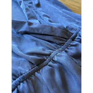 Lulus Jumpsuit Women Medium One Piece Blue Tie Modern City‎ Preppy Office NWT thumbnail 7