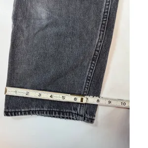 Levis Dad Jean Faded Black Straight Leg Relaxed Denim W27 L30 79770-0010 thumbnail 7