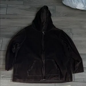 Women's Dark Brown Zip thumbnail 1