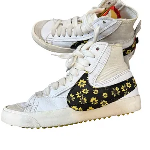 Nike Blazer women's 9 mens 7.5 Mid 77 jumbo sunflower sneakers 2667 thumbnail 12