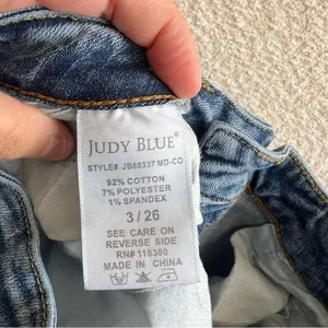 Judy‎ Blue Women’s Blue High Waist Boyfriend Jeans Stretch Size 3 / 26 thumbnail 13