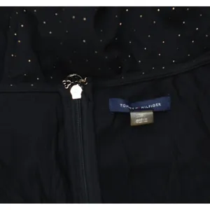 Tommy Hilfiger Surplice Neckline Knee Length Evening Hi-Lo Dress Black Multi 16 thumbnail 5