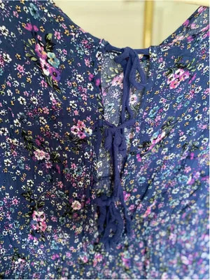 Live To Be Spoiled Floral‎ Midi Dress Boho Cottagecore Prairie Coquette Feminine thumbnail 4