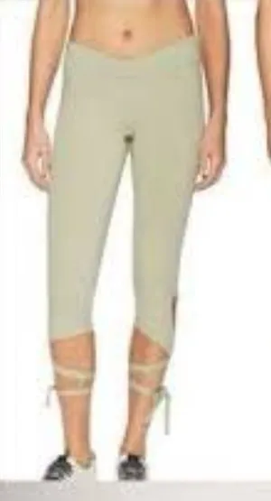 Free People FP Movement Turnout Crop Leggings Tie Leg Size Medium Women's thumbnail 1
