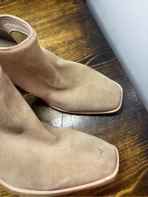 Jeffrey Campbell Tan‎ Rosee Heeled Ankle Boots Size 9.5 thumbnail 3