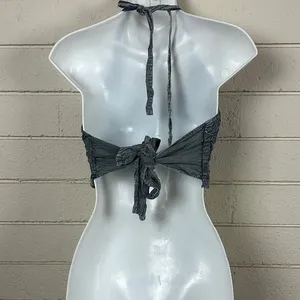 Halter Gray Embroidered one size Size undefined thumbnail 2