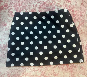 Amazon Black Polka dot skirt thumbnail 1