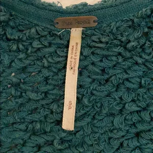 Free people bell sleeve loose cable knit sweater thumbnail 5