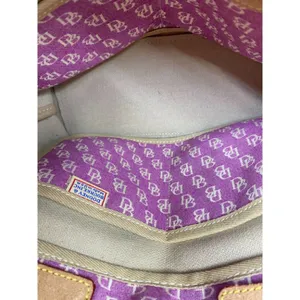 DOONEY & BOURKE Purple White Tan Tote Crossbodybag thumbnail 11