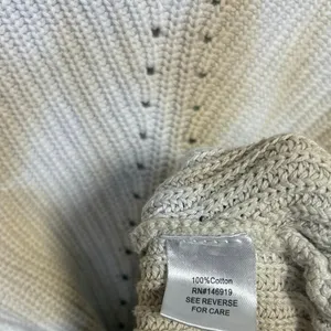 Freshman Tan And White Tie Dye‎ Crop Sweater Size Large thumbnail 5