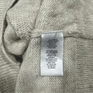Industry L Cream Ruffle Cardigan Feminine Office Chic Quiet Luxury Sweater thumbnail 7