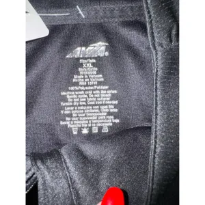 Avia Womens Black Quarter Zip Athletic Pullover‎ Top Long Sleeve Size XXL thumbnail 2
