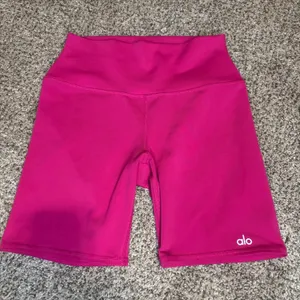Pink Alo Yoga Biker Shorts thumbnail 1