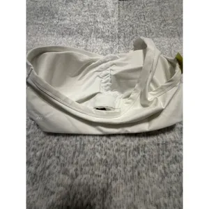 All in Motion White Brushed Sculpt Asymmetrical One Shoulder Sports Bra NWT‎ thumbnail 5