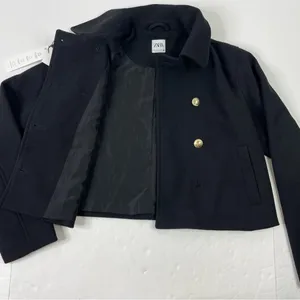 Zara Cropped Coat thumbnail 2