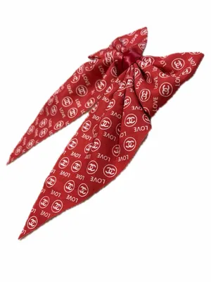 NWOT Fashion Hair 🎀Bow Clip Red and White Love CC thumbnail 3