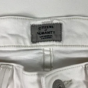 Citizens Of Humanity Elsa Jeans Womens 24 White Mid Rise Slim‎ Crop Ankle Denim thumbnail 11