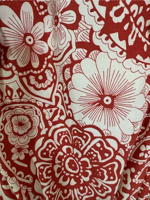 Pinch Cotton Maren Retro Floral Dress with Tie Neck Size S thumbnail 10