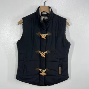Legendary Whitetails Womens Black Toggle Puffer Vest Size Small Quilted Outdoors thumbnail 2