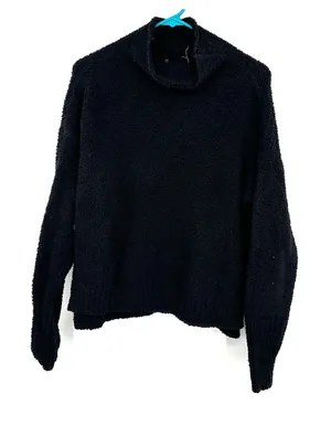 UGG Size Small Long‎ Sleeve Turtleneck Pullover Sweater Black Warm Layers Soft thumbnail 1