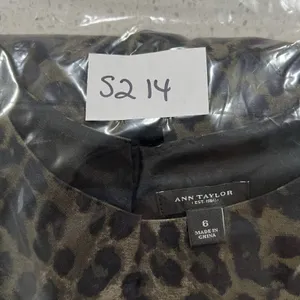 Ann Taylor‎ Size 6 Sheath Dress Animal Print High Neck Sleeveless Lined Back Zip thumbnail 11