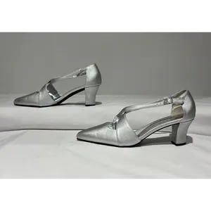 Easy Street NWT Silver Dress Heels Size 9 thumbnail 4