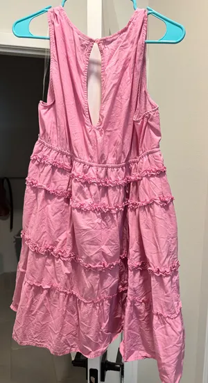 Pink Ruffle Wild Fable Dress thumbnail 2