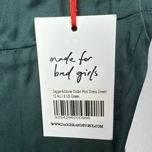 Jagger & Stone Emerald Green Dylan Mini Dress 8‎ thumbnail 6