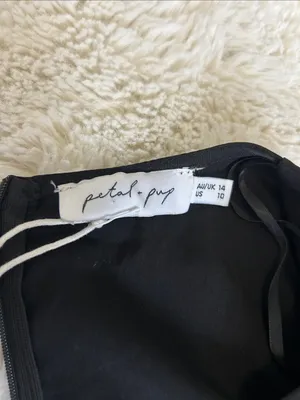 Petal & Pup Magnolia Dress High Low Black thumbnail 10