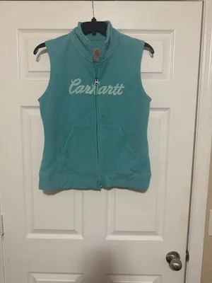 Carhartt tank fleece size medium Teal thumbnail 2