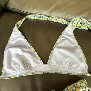 Italian Lemon Print Bikini Set Yellow thumbnail 5