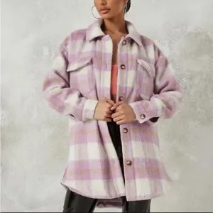 ✨ PLAID BUTTON DOWN SHACKET  COAT✨ thumbnail 9