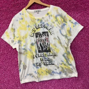 Def Leppard Pyromania 1983 US Tour Heavy Metal Tie Dye XL thumbnail 3