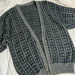 Vintage Wool-Blend Cardigan thumbnail 1